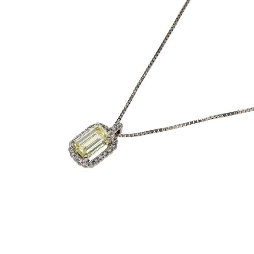 /◎　ＰＴ９００／８５０ダイヤネックレス１．１７３／０．１２ｃｔ//Aランク/75