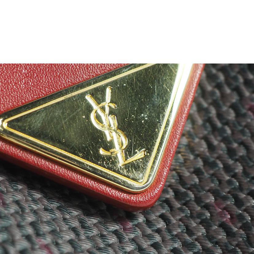 ＹＳＬ イブサンローラン/ショルダーポシェット／ＤＥＣＯＵＶＥＲＴＥ　ＰＶＣ　レザー／マルチ赤//Bランク/79
