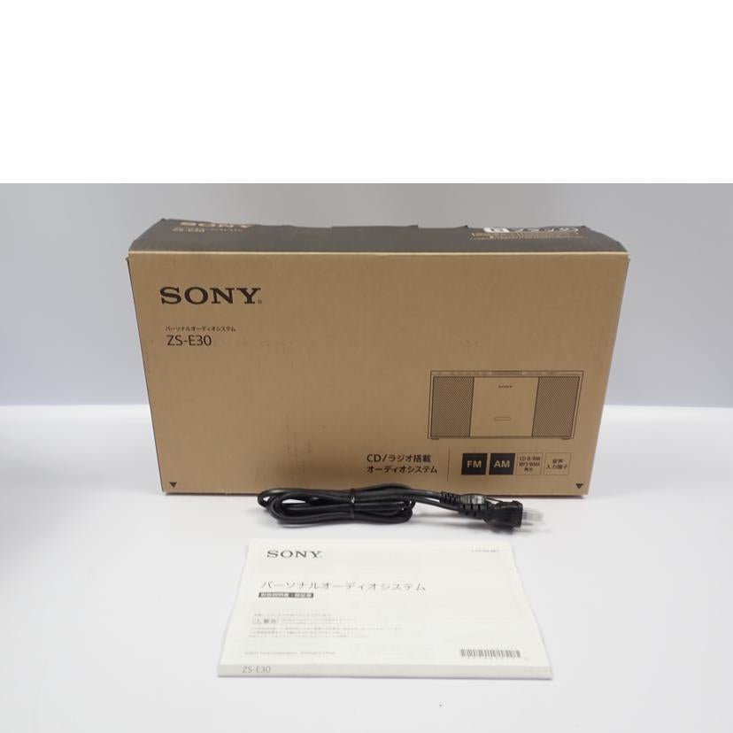 ＳＯＮＹ SONY/パーソナルオーディオシステム/ZS-E30//2544921/Bランク/62