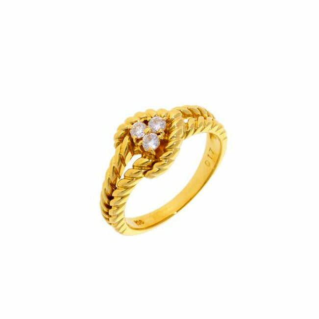 /　Ｋ１８ダイヤリング　０．１７ｃｔ//Aランク/75