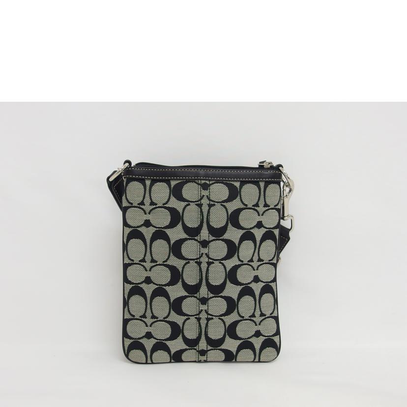 ＣＯＡＣＨ　 コーチ キャンバス/シグネチャーミニショルダーバッグ／グレー×ブラック//Aランク/04