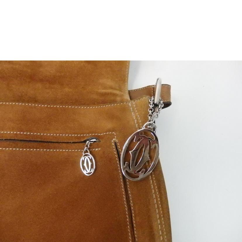 Ｃａｒｔｉｅｒ カルティエ/マルチェロ／ショルダーバッグ／スウェード×レザー//Bランク/84