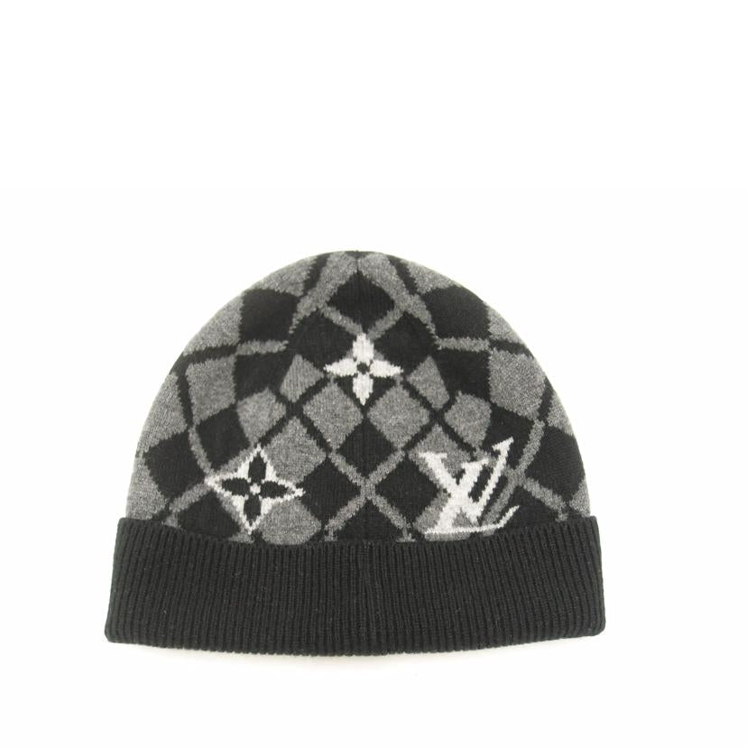ＬＯＵＩＳ　ＶＵＩＴＴＯＮ ルイ・ヴィトン　帽子　ウール100％　メンズ　レディース/ボネ・モノグラム／マウンテン／ブラック/M77107//MY1***/SAランク/69