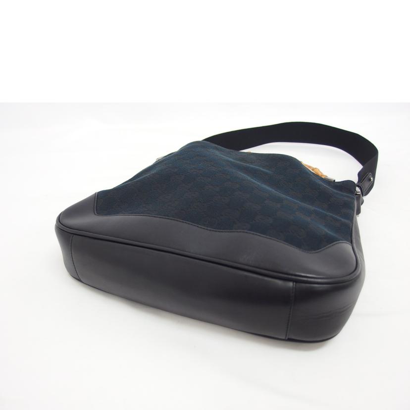 ＧＵＣＣＩ　 グッチ ハンドバッグ ワンショルダーバッグ レザー/ＧＧキャンバス／バンブー２ＷＡＹバッグ／ブラック/001.4095//001***/ABランク/04