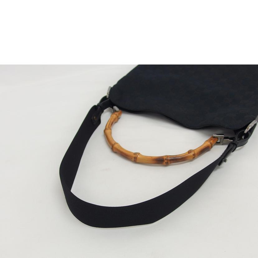 ＧＵＣＣＩ　 グッチ ハンドバッグ ワンショルダーバッグ レザー/ＧＧキャンバス／バンブー２ＷＡＹバッグ／ブラック/001.4095//001***/ABランク/04