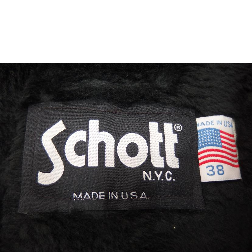Ｓｃｈｏｔｔ ｼｮｯﾄ/アメリカ製シングルライダースジャケット//Bランク/82