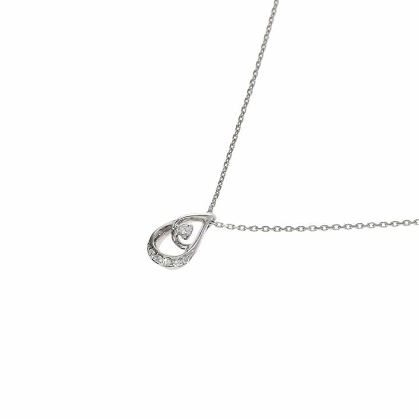 ４℃/Ｋ１８ＷＧダイヤネックレス//Aランク/75