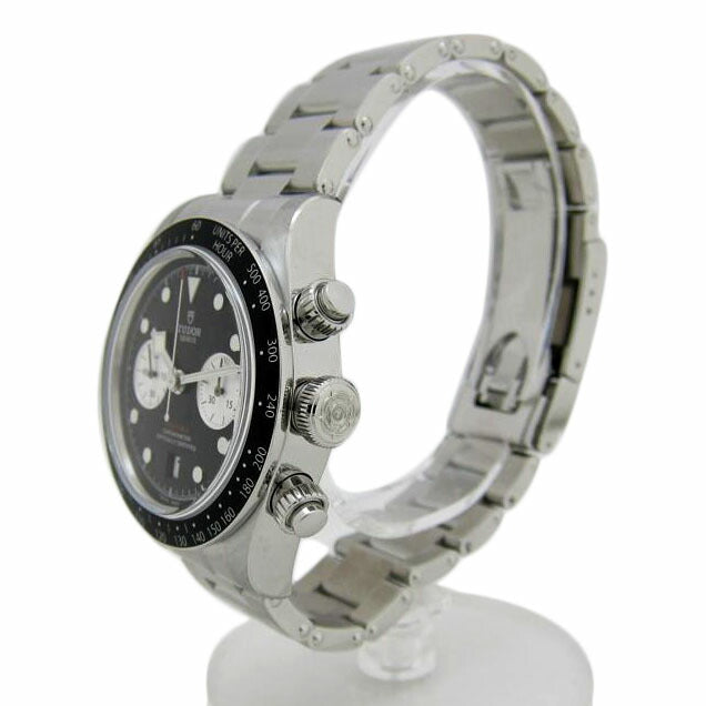 ＴＵＤＯＲ ﾁｭｰﾀﾞｰ/ブラックベイ・クロノ／黒文字盤/79360N//66E0494/Aランク/82