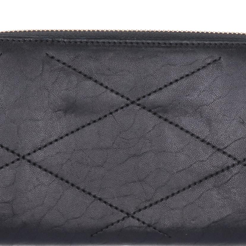 ＬＡＮＶＩＮ ランバン/ラムスキンレザーラウンドファスナー長財布//Bランク/42