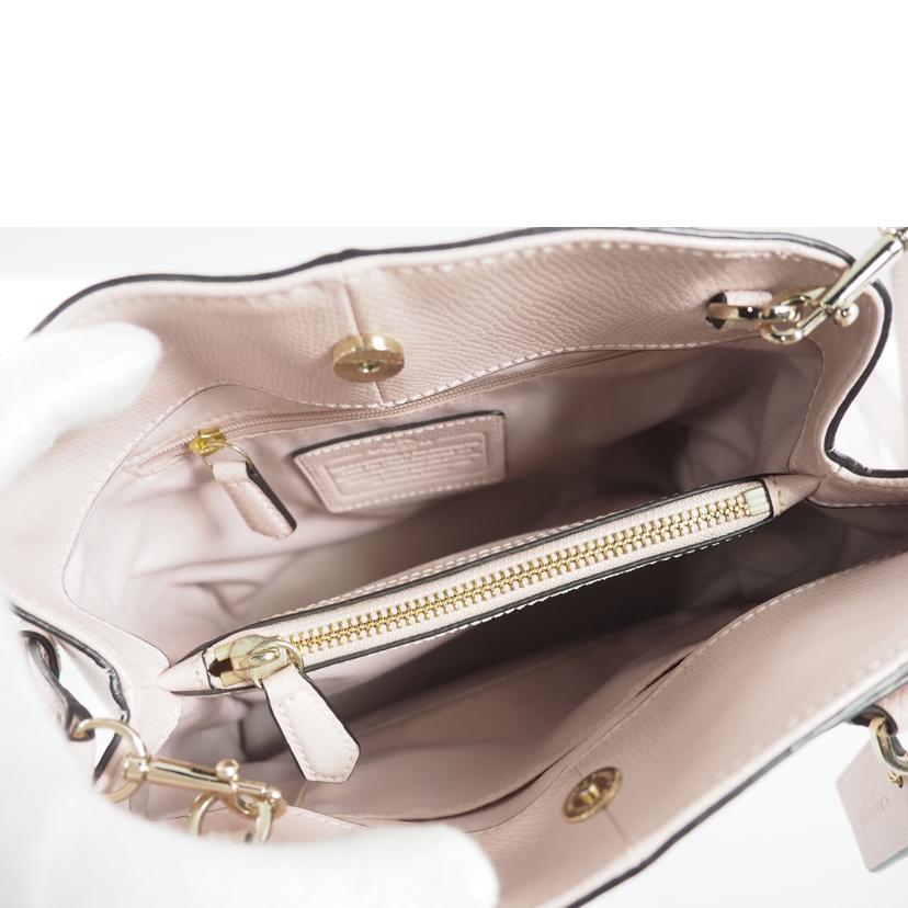 ＣＯＡＣＨ コーチ/２ｗａｙ／ミネッタ　クロスグレインレザー／Ｌピンク/F34663//Bランク/79