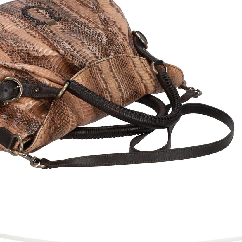 Ｆｅｒｒａｇａｍｏ フェラガモ/レザー２ｗａｙバッグ/GG-21C209//Aランク/75