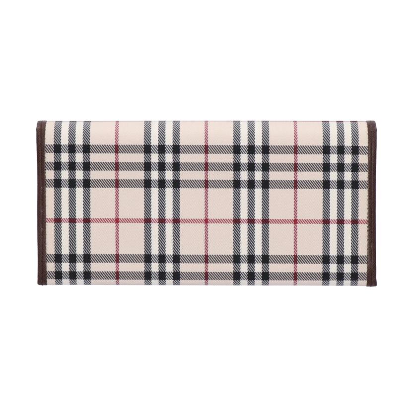 ＢＵＲＢＥＲＲＹ バーバリー/ノバチェック　二つ折り長財布／キャンバス×レザー//ABランク/75
