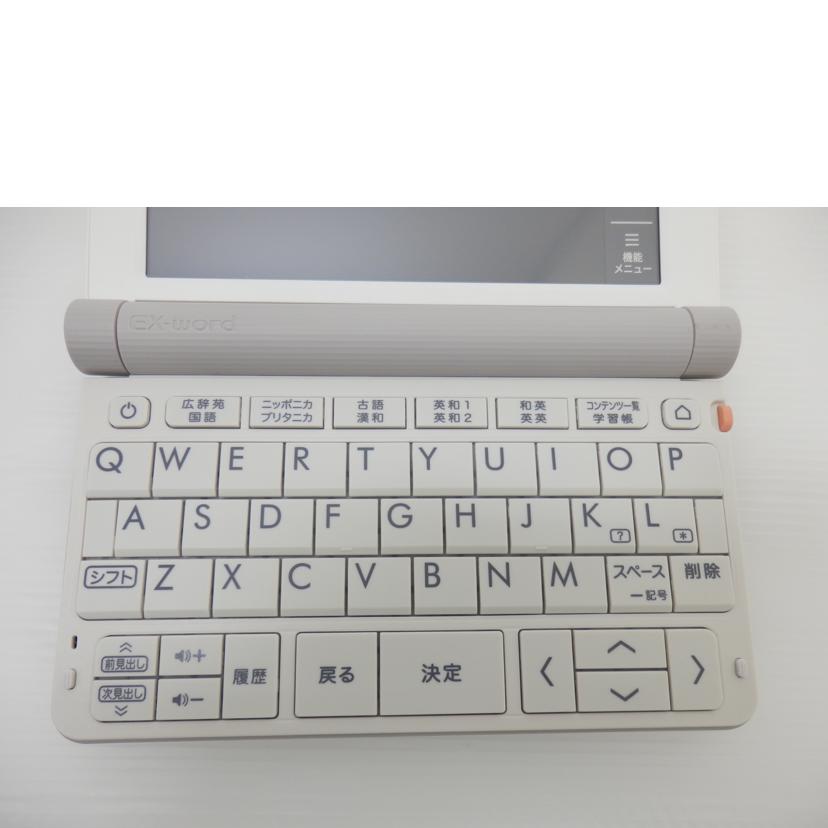 ＣＡＳＩＯ CASIO/Ｅｘ－Ｗｏｒｄ電子辞書/XD-SR4800WE//300AW93CA067962/ABランク/88