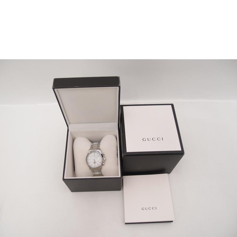 ＧＵＣＣＩ グッチ　腕時計　クロノグラフ　ステンレス　白文字盤/Ｇタイムレス・クロノグラフ／クォーツ/YA126472//172*****/Aランク/69