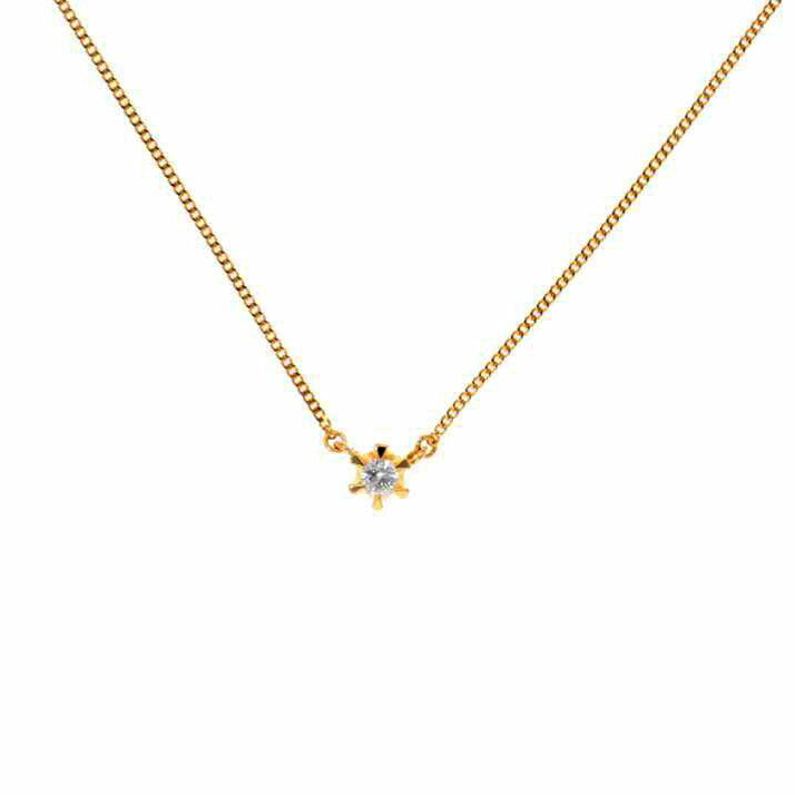 Ｋ１８/Ｋ１８ダイヤネックレス　０．１１／３９ｃｍ/2.2//0.11/Aランク/75