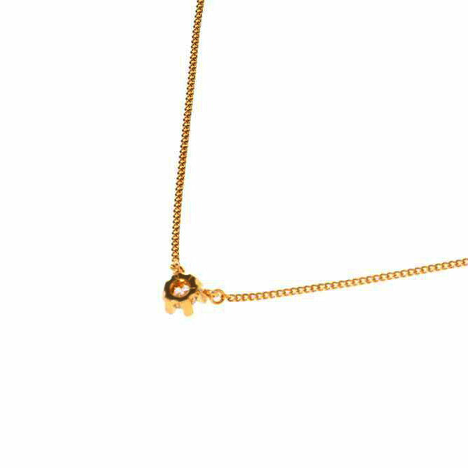 Ｋ１８/Ｋ１８ダイヤネックレス　０．１１／３９ｃｍ/2.2//0.11/Aランク/75