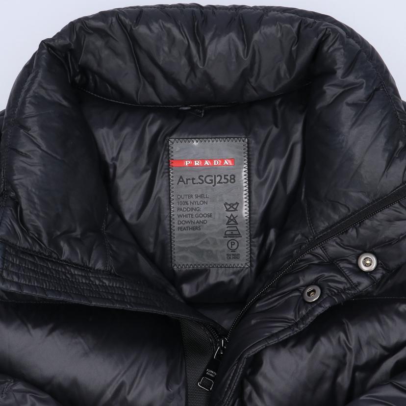 美品 PRADA プラダ ダウンジャケット 48 トライアングルロゴ