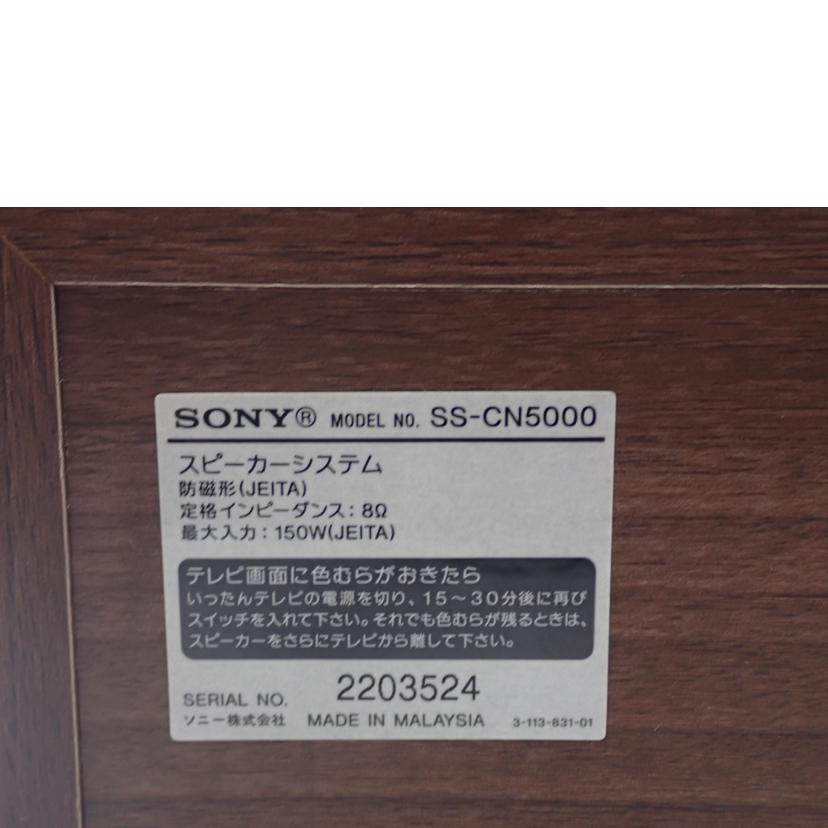 SONY スピーカー SS-CN5000 - スピーカー