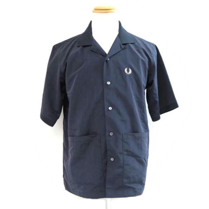 ＦＲＥＤＰＥＲＲＹ ﾌﾚｯﾄﾞﾍﾟﾘｰ/ＦＲＥＤＰＥＲＲＹ　オープンカラーシャツ黒/F4605//Aランク/71