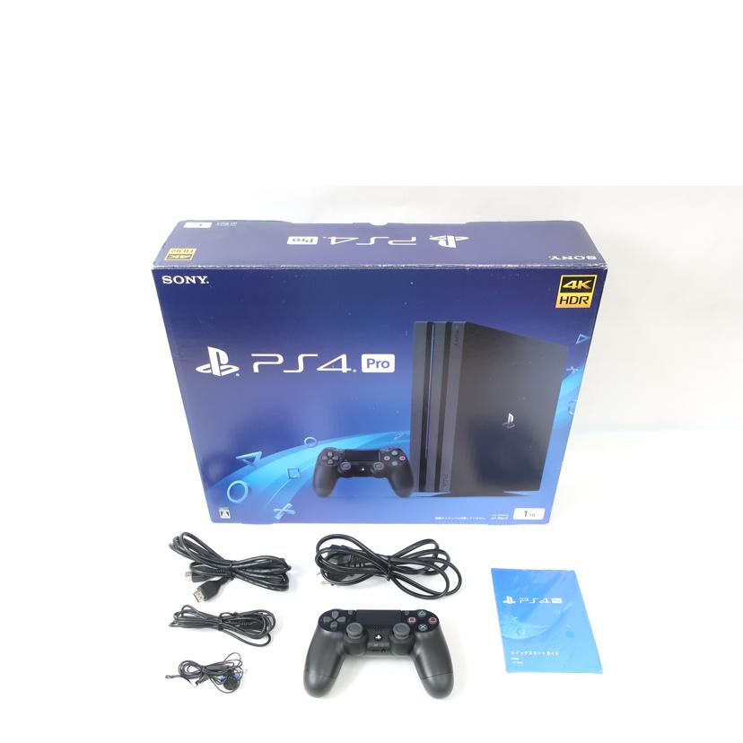ＳＯＮＹ ソニー/ＰｌａｙＳｔａｔｉｏｎ４　　ＰＲＯ　プレイステーション４プロ　プレステ　１ＴＢ/CUH-7000BB01//0348827/Aランク/65