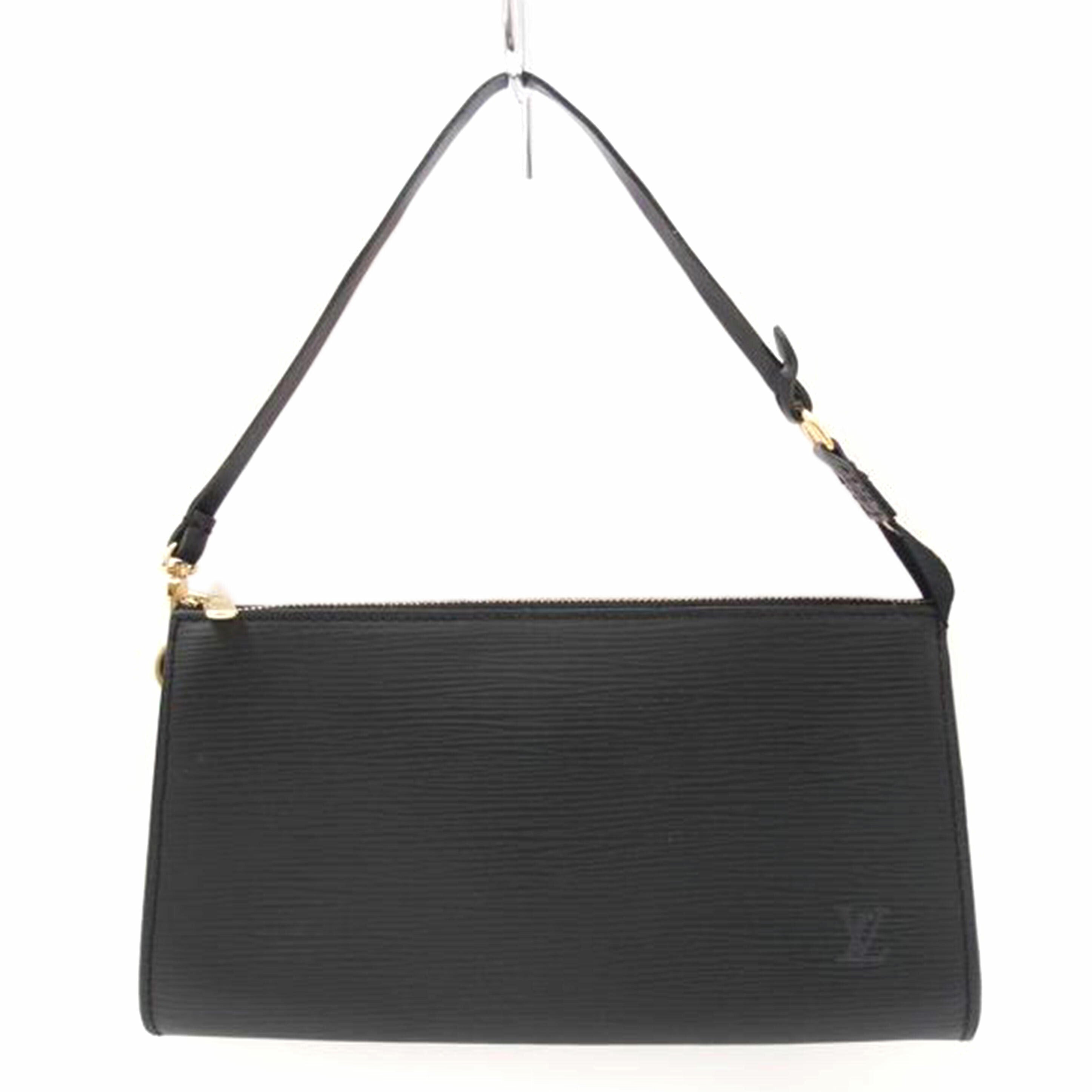 ＬＯＵＩＳ　ＶＵＩＴＴＯＮ ルイ・ヴィトン　ハンドバック　クラッチ　黒　レザー　レディース/ポシェット・アクセソワール／エピ／ノワール/M52982//AR0080/Aランク/69