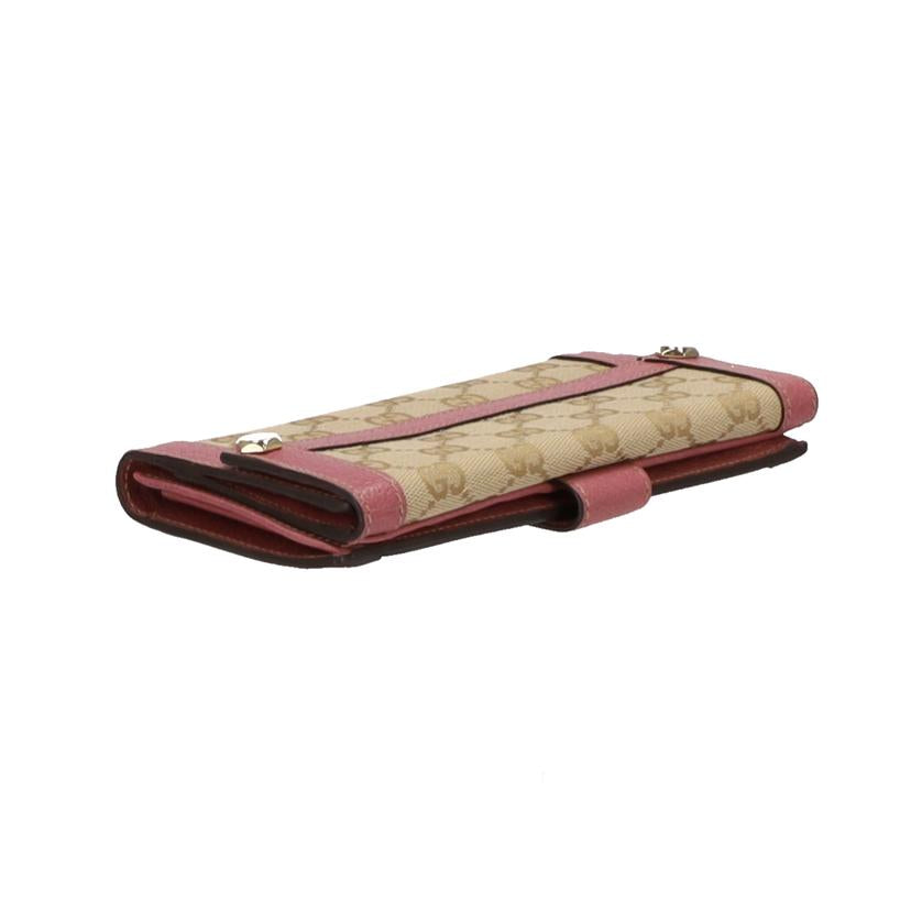 ＧＵＣＣＩ ｸﾞｯﾁ/ＧＧキャンバスＷホック長財布/153211//1408/Bランク/75