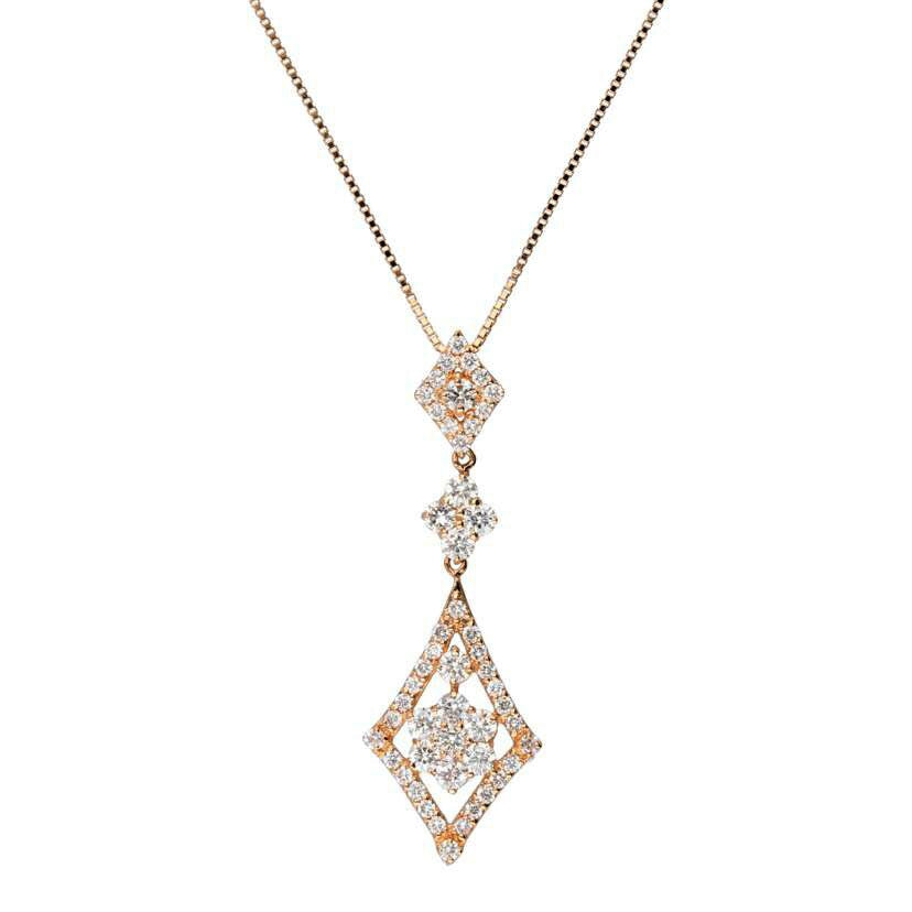 /　Ｋ１８ダイヤネックレス１．００ｃｔ//Aランク/77