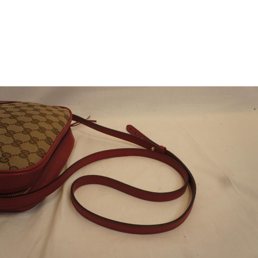 ＧＵＣＣＩ グッチ/ＧＧキャンバスショルダーレッド/449413//213317/ABランク/92