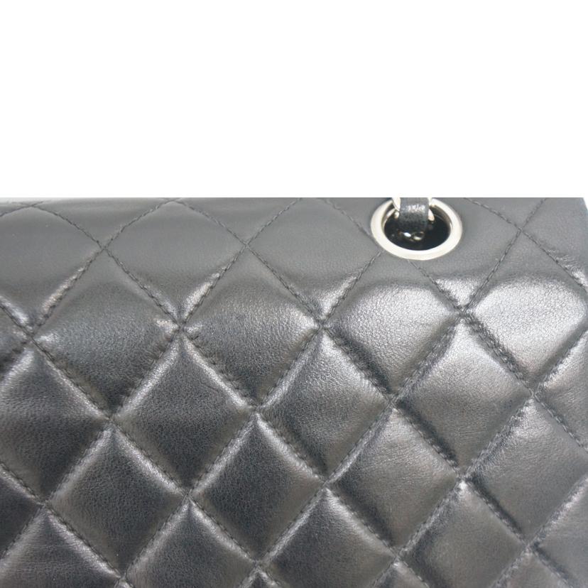 ＣＨＡＮＥＬ シャネル/マトラッセ／Ｗフラップチェーンショルダー／黒／ＳＶ金具/A01112//7136737/Aランク/09