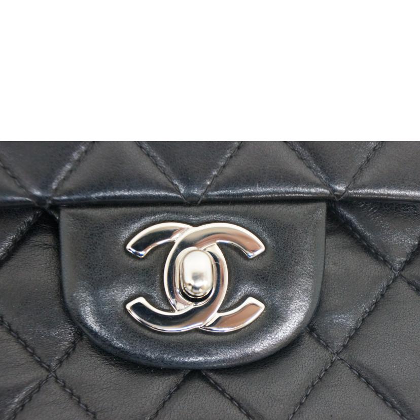 ＣＨＡＮＥＬ シャネル/マトラッセ／Ｗフラップチェーンショルダー／黒／ＳＶ金具/A01112//7136737/Aランク/09