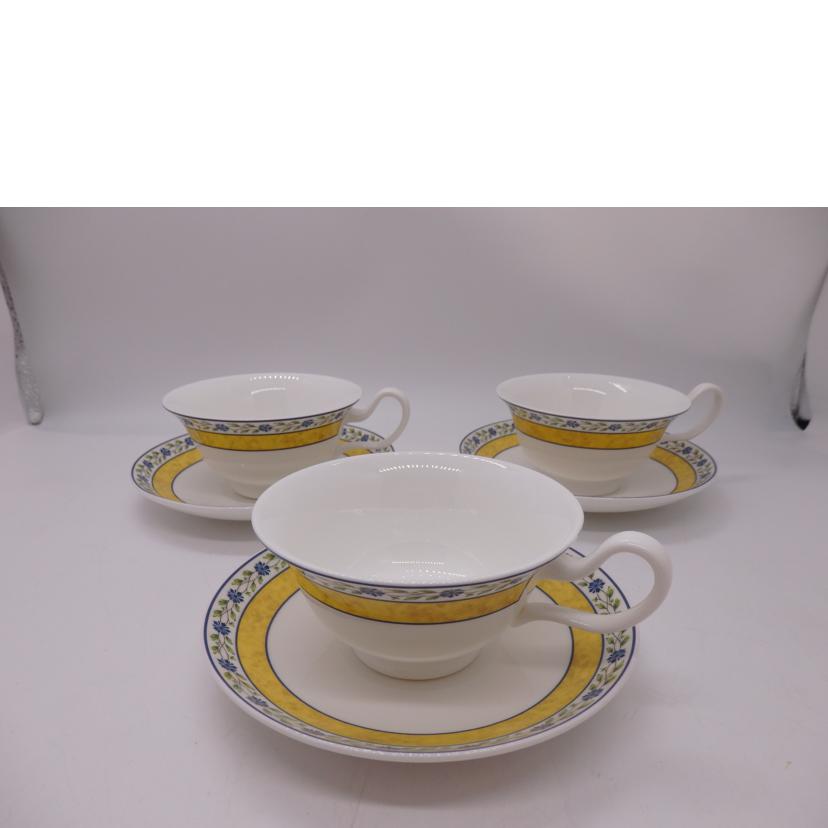 ＷＥＤＧＷＯＯＤ ｳｴｯｼﾞｳｯﾄﾞ/ミストラル／カップ＆ソーサー３客／２０ｃｍプレートセット//Bランク/02