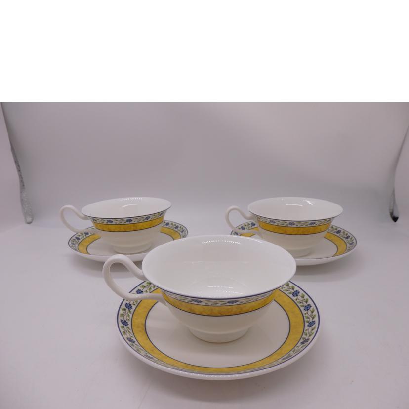 ＷＥＤＧＷＯＯＤ ｳｴｯｼﾞｳｯﾄﾞ/ミストラル／カップ＆ソーサー３客／２０ｃｍプレートセット//Bランク/02
