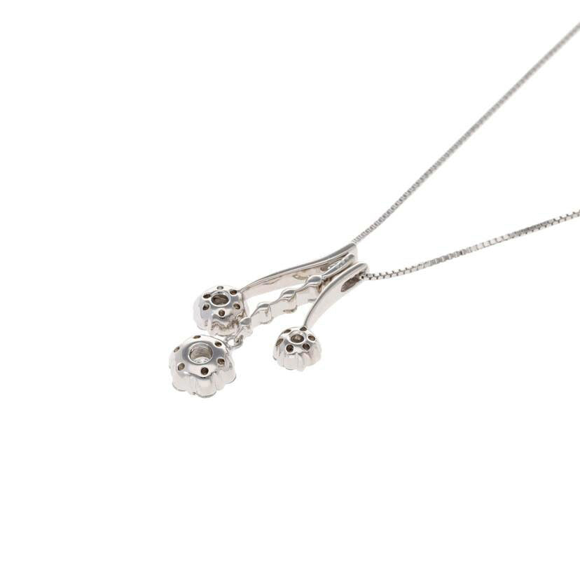 /　Ｋ１８ＷＧダイヤネックレス１．００ｃｔ//Aランク/75