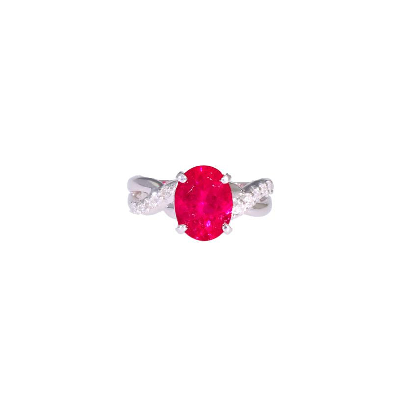 /◎　Ｋ１８ＷＧルベライトダイヤリング１．６０／Ｄ０．１２ｃｔ//Aランク/75