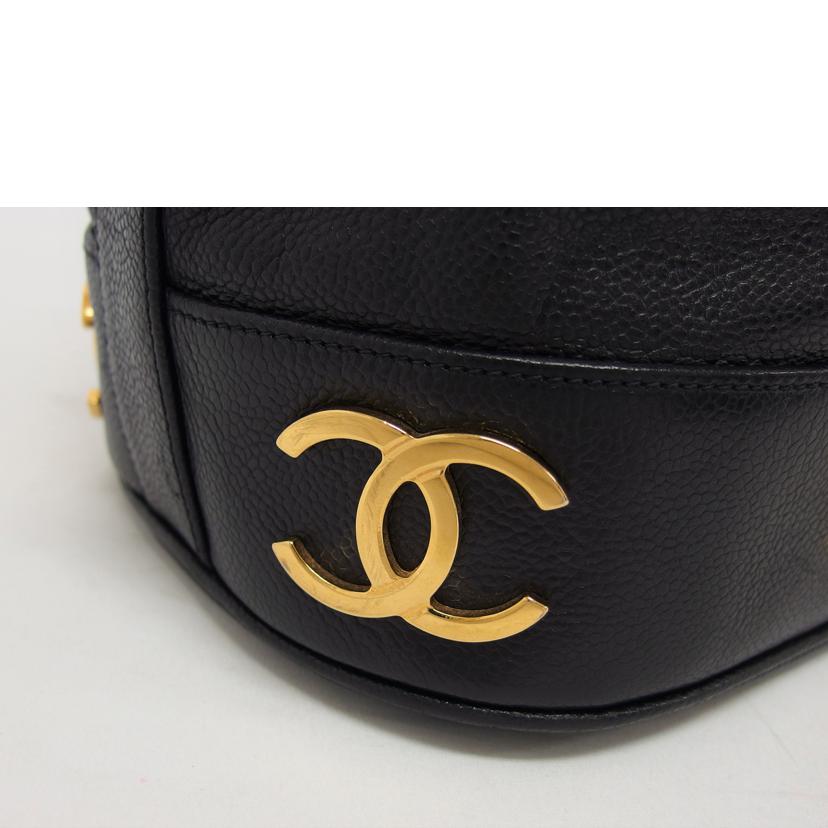 ＣＨＡＮＥＬ　 シャネル/キャビアスキン／巾着ショルダーバッグ／ブラック//2478093/ABランク/04