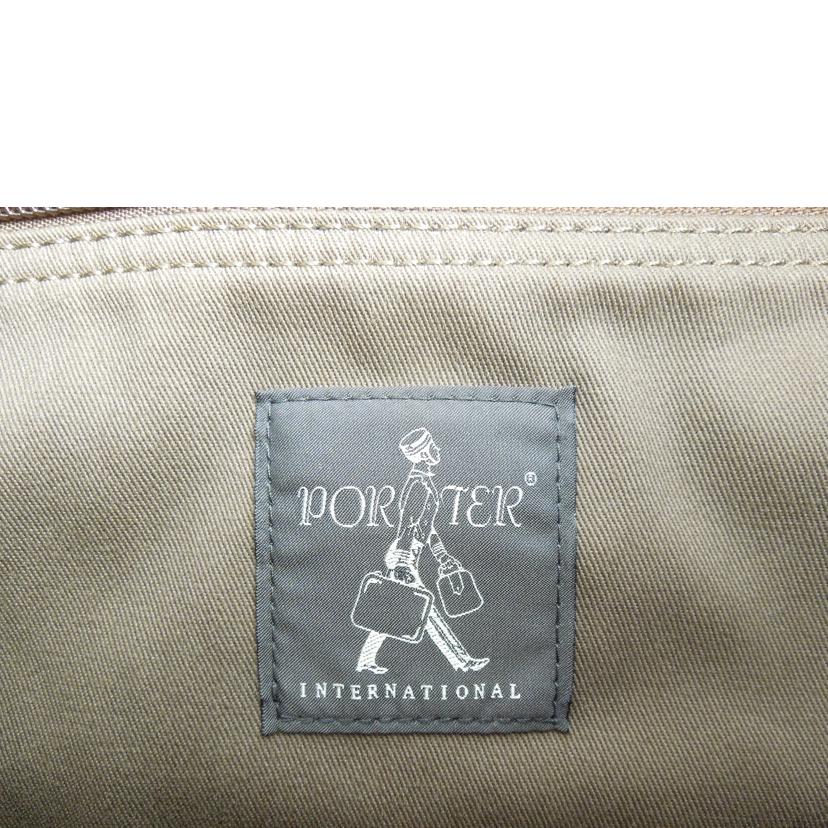 ＰＯＲＴＥＲ　ＩＮＴＥＲＮＡＴＩＯＮＡＬ ポーターインターナショナル/ＰＯＲＴＥＲインターナショナル　トートバッグ　茶//ABランク/83