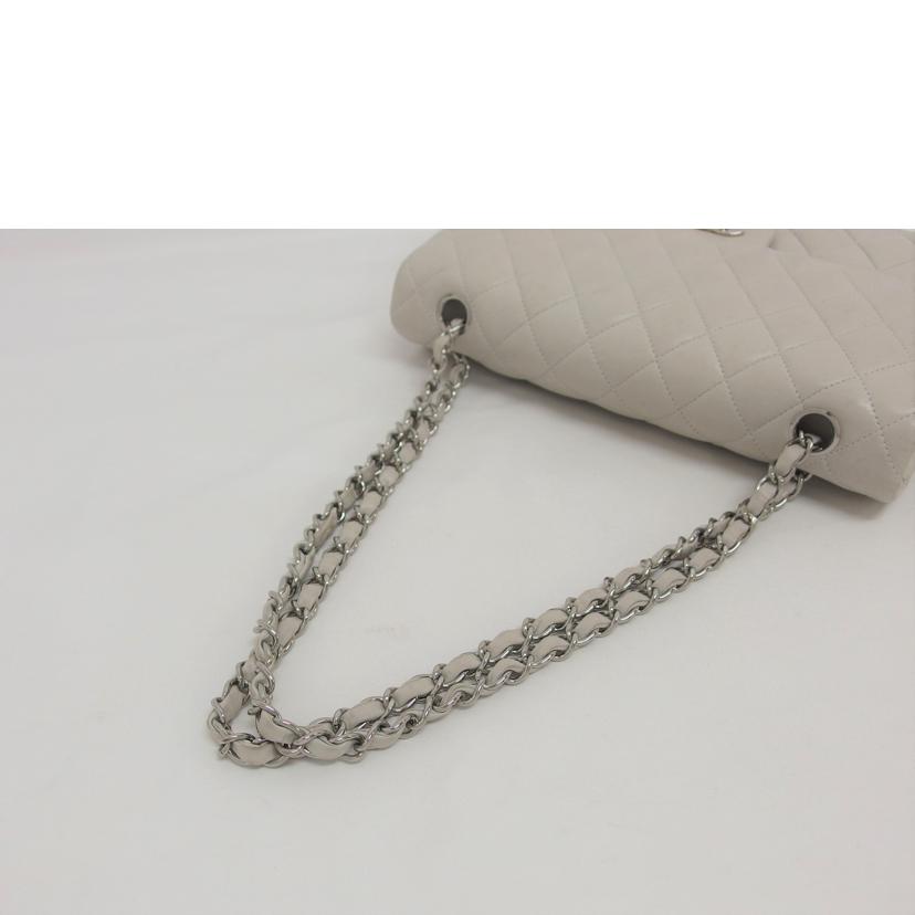 ＣＨＡＮＥＬ　 シャネル/マトラッセ２５／ＷフラップＷチェーンショルダーバッグ／ラムスキン／ライトグレー//11130965/ABランク/04