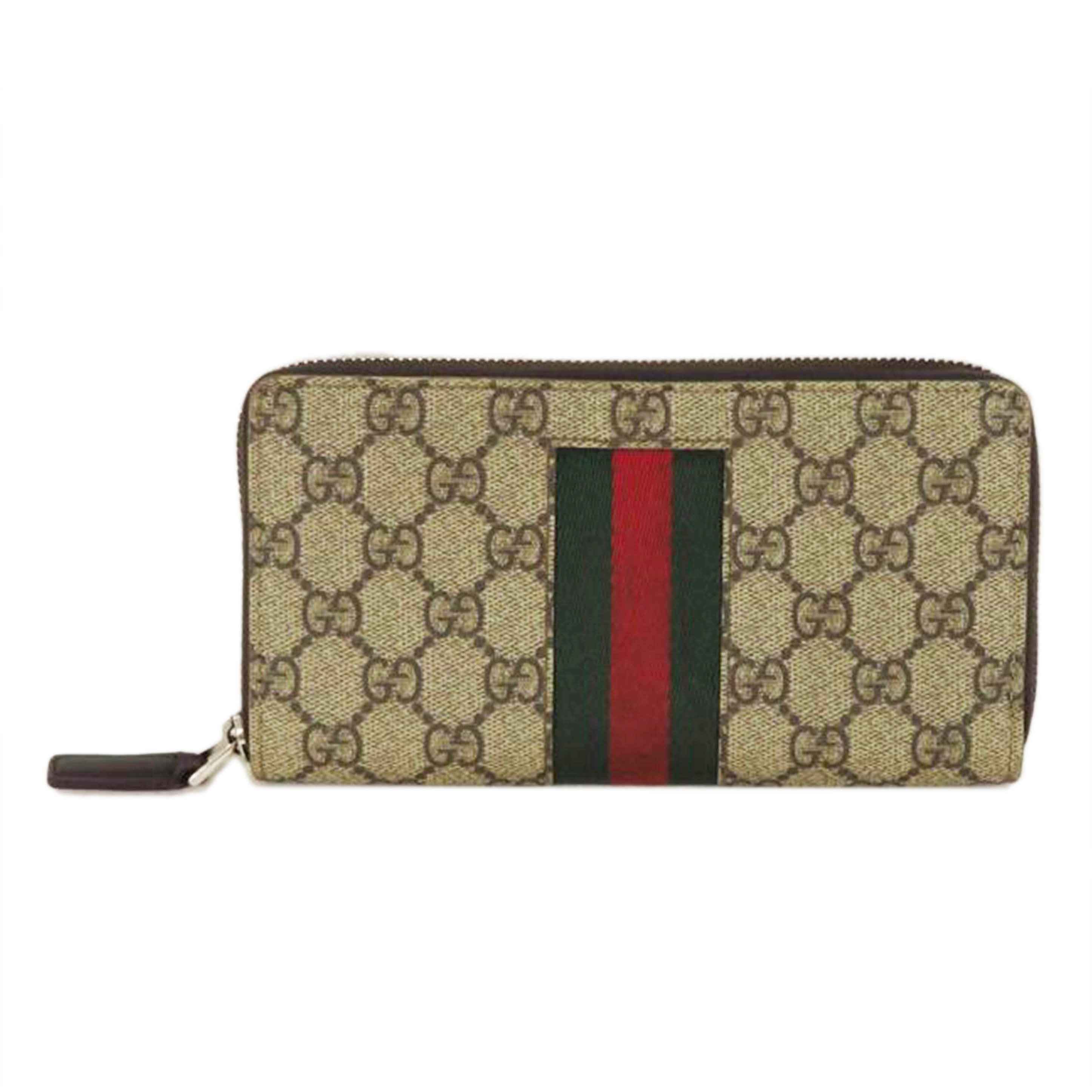 GUCCI グッチ GG スプリーム ニューウェブ シェリーライン ブラック GUCCI | グッチ GGスプリーム ニューウェブ ジップアラウンド