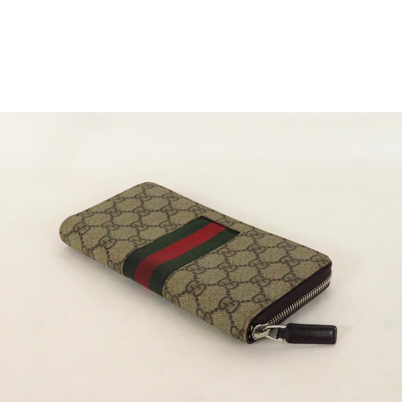 GUCCI グッチ/GGスプリームニューウェブシェリーライン長財布/408831/277*/グッチ/Bランク/81【中古】