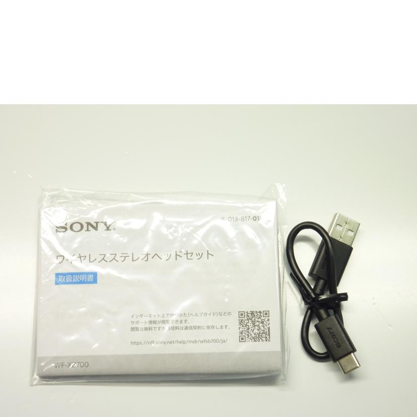 ＳＯＮＹ SONY/ワイヤレスイヤホン／ＷＦ－ＸＢ７００／ブルー/WF-XB700//5578787/ABランク/88