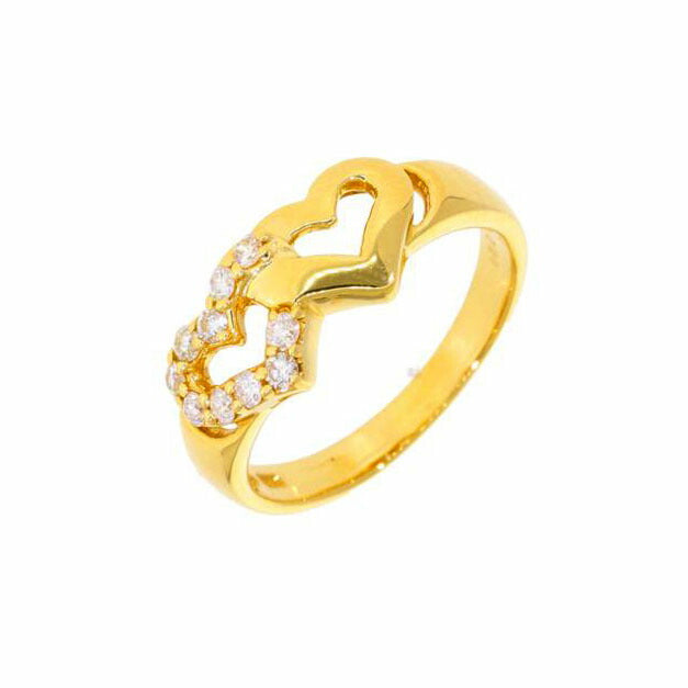 /　Ｋ１８ダイヤリング０．２１ｃｔ//Aランク/75