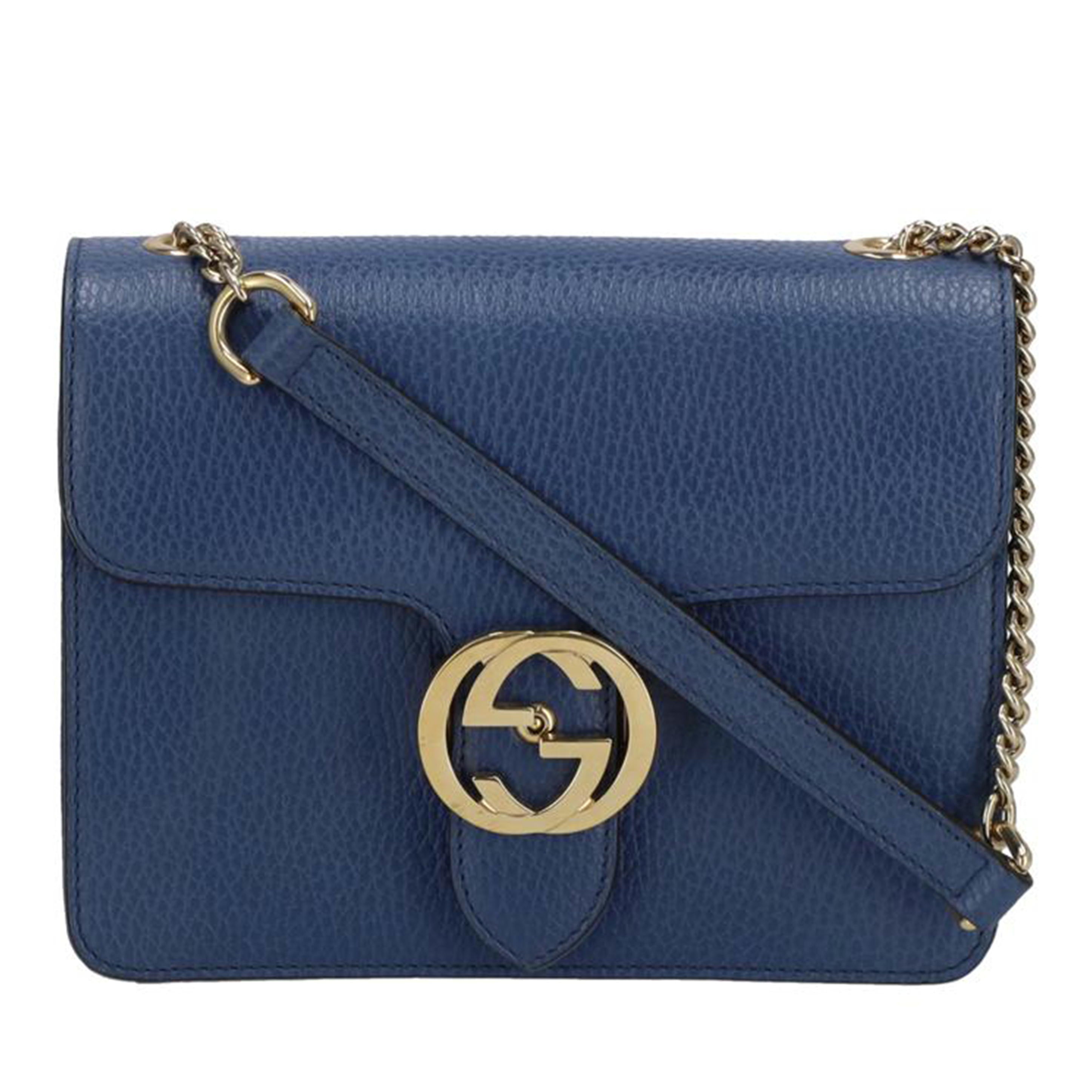 ＧＵＣＣＩ グッチ/インタ－ロッキングチェーンショルダー/510304//498***/ABランク/05