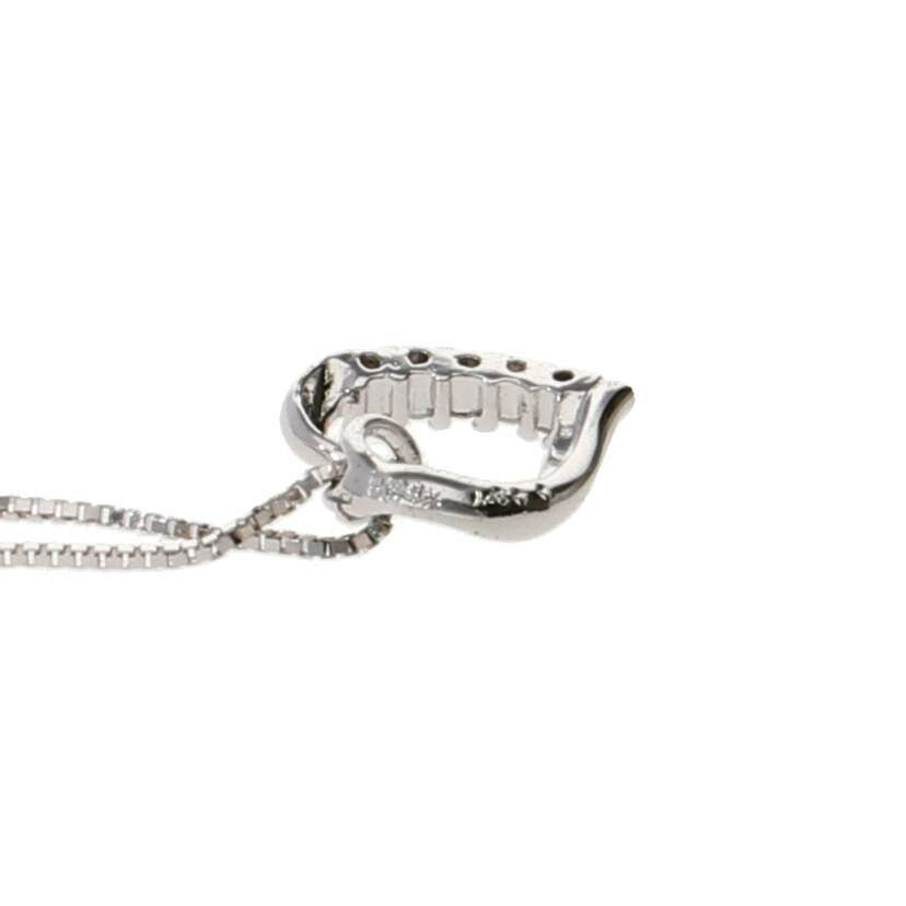 /　Ｋ１８ＷＧダイヤネックレス０．０３ｃｔ//Aランク/75
