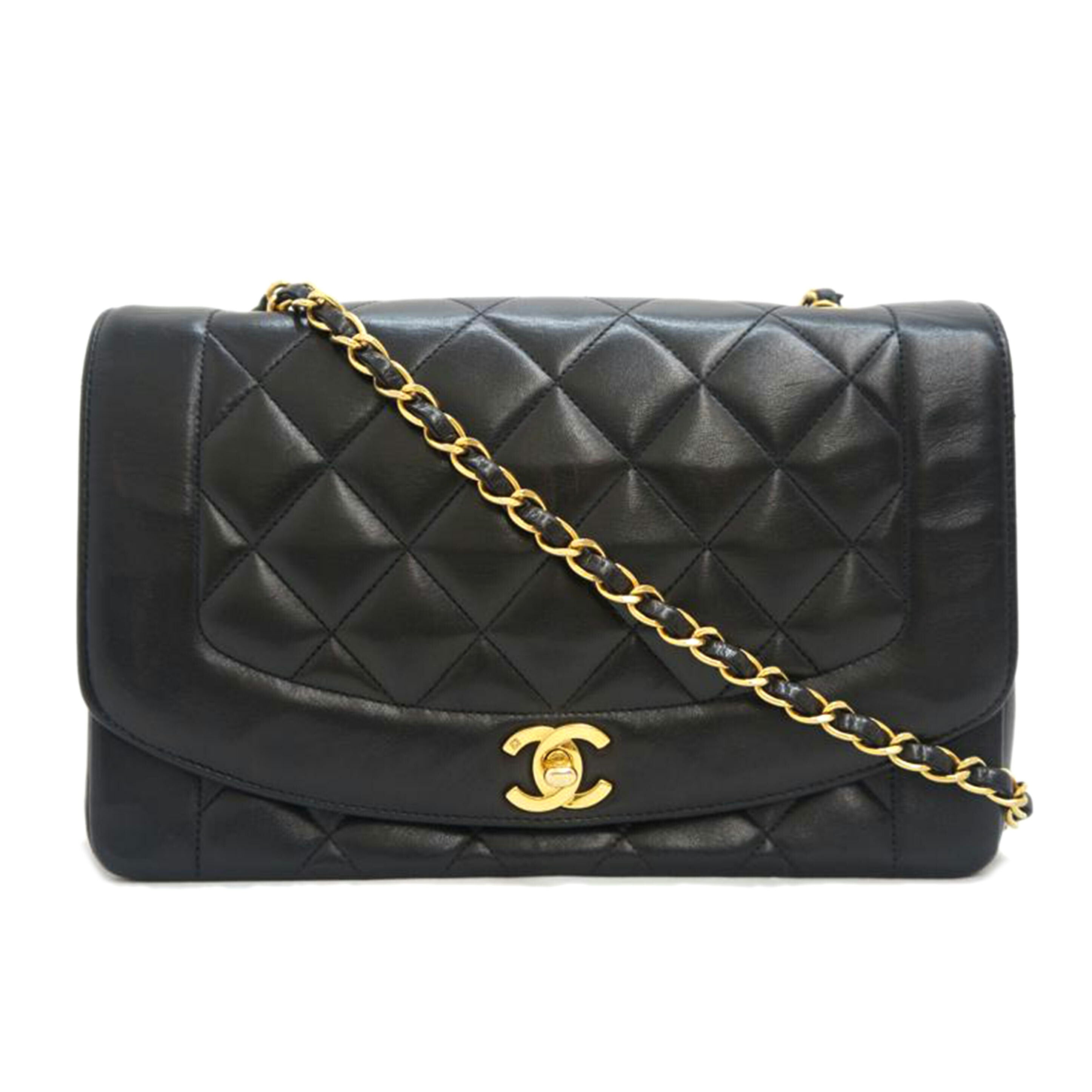 ＣＨＡＮＥＬ シャネル/マトラッセ／ダイアナフラップチェーンショルダー／ラムスキン/A01165//5163165/ABランク/09