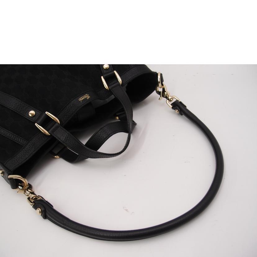 ＧＵＣＣＩ グッチ　手提げ　肩掛け　ブラック/ＧＧキャンバス２ｗａｙトート／ブラック/130734//001013/ABランク/69