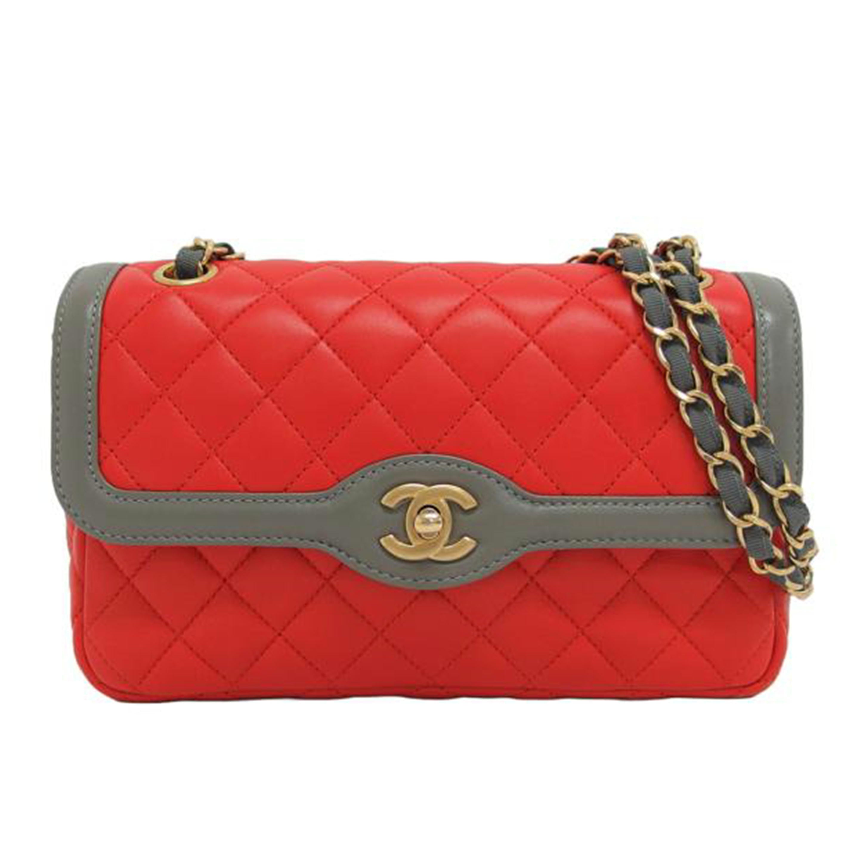 ＣＨＡＮＥＬ シャネル/マトラッセ／バイカラーラムスキン／Ｗチェーンショルダーバッグ//23501753/ABランク/04