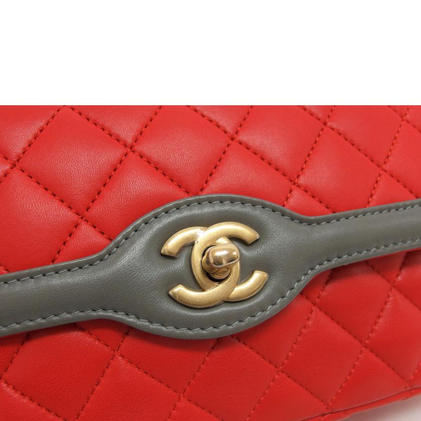 ＣＨＡＮＥＬ シャネル/マトラッセ／バイカラーラムスキン／Ｗチェーンショルダーバッグ//23501753/ABランク/04