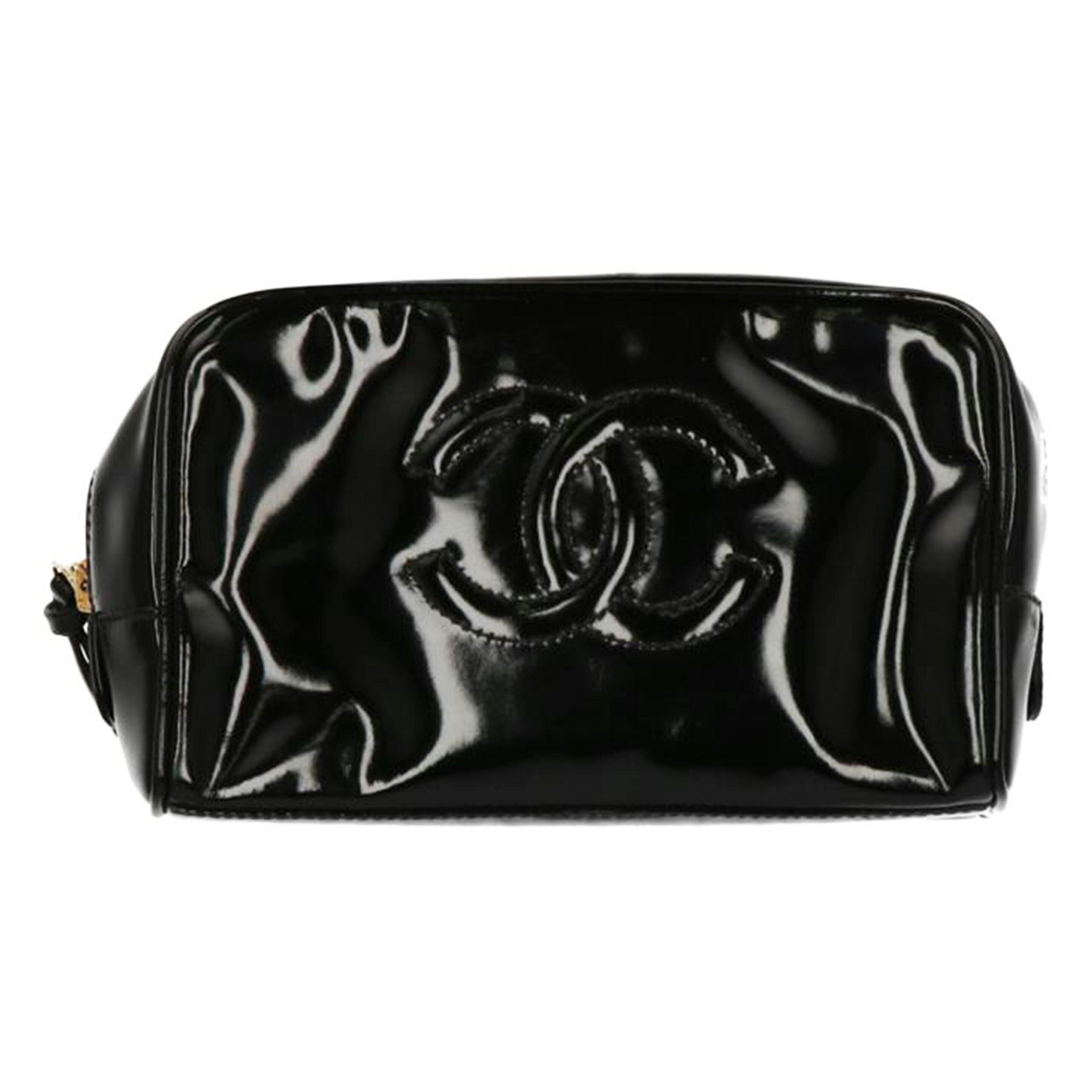 ＣＨＡＮＥＬ ｼｬﾈﾙ/パテントレザーコスメポーチ／Ｇカード/3934718//Bランク/75