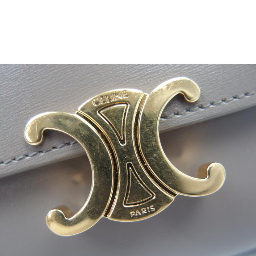 ＣＥＬＩＮＥ セリーヌ/トリオンフスモールフラップウォレット／ペブル/10D783BZG.10BL//S･T******/ABランク/83