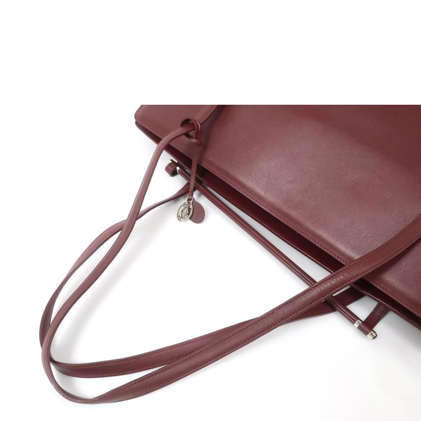 Ｃａｒｔｉｅｒ　 カルティエ/カンボン　ショルダートートバッグ　ハンド　ワインレッド//ABランク/65